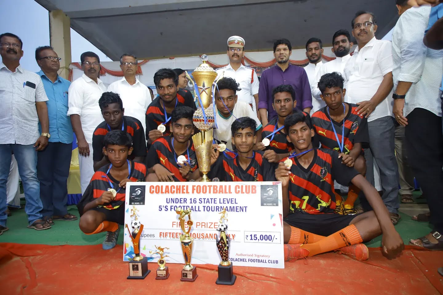Early Colachel FC winners moment in 2022