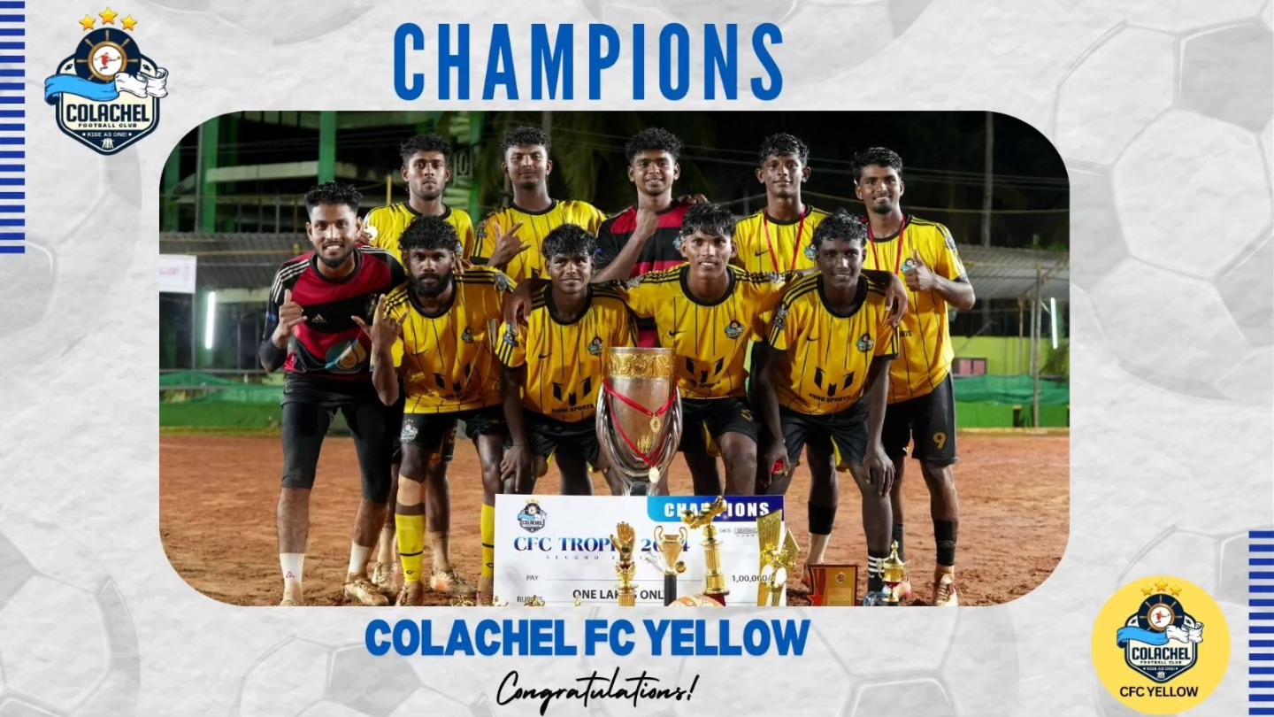 Colachel FC first men's title 2024