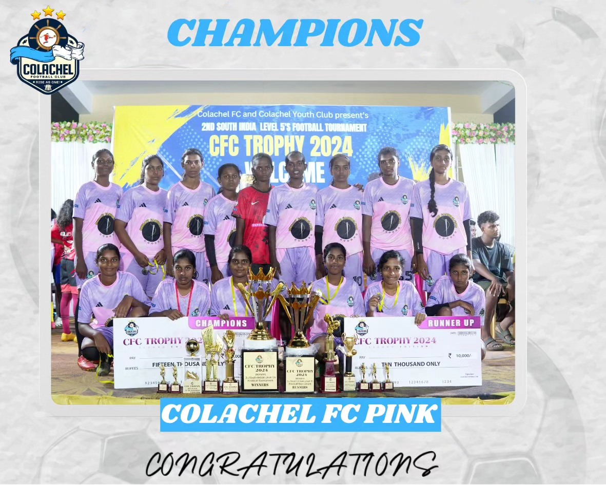 Colachel FC Pink women's winners 2024