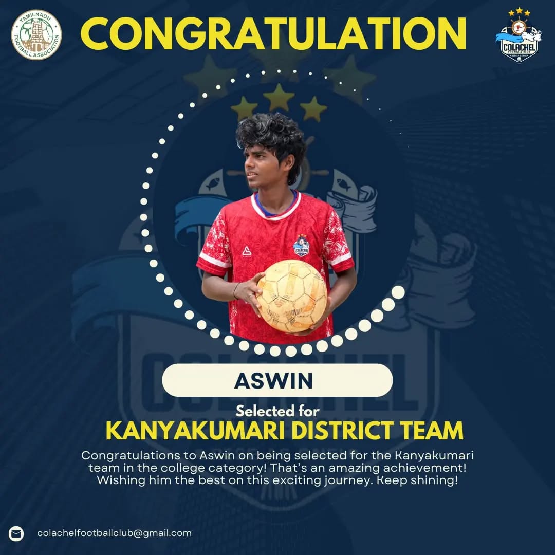 Aswin Kanyakumari district football selection